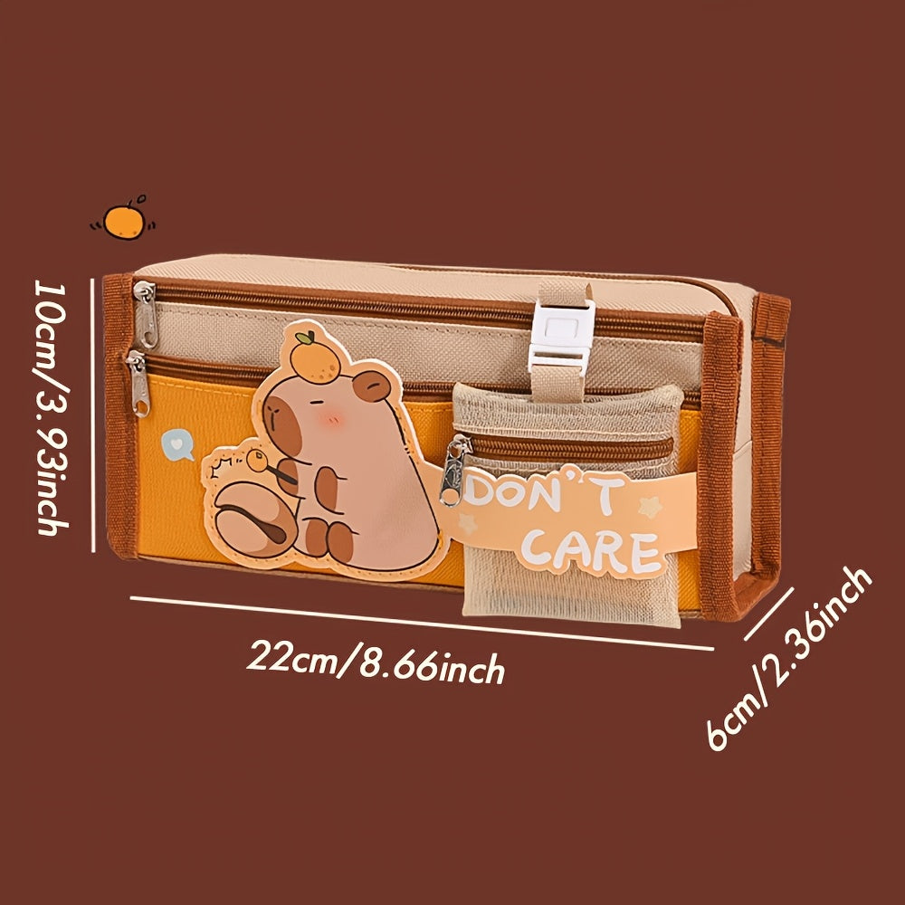 Capybara kawaii Set